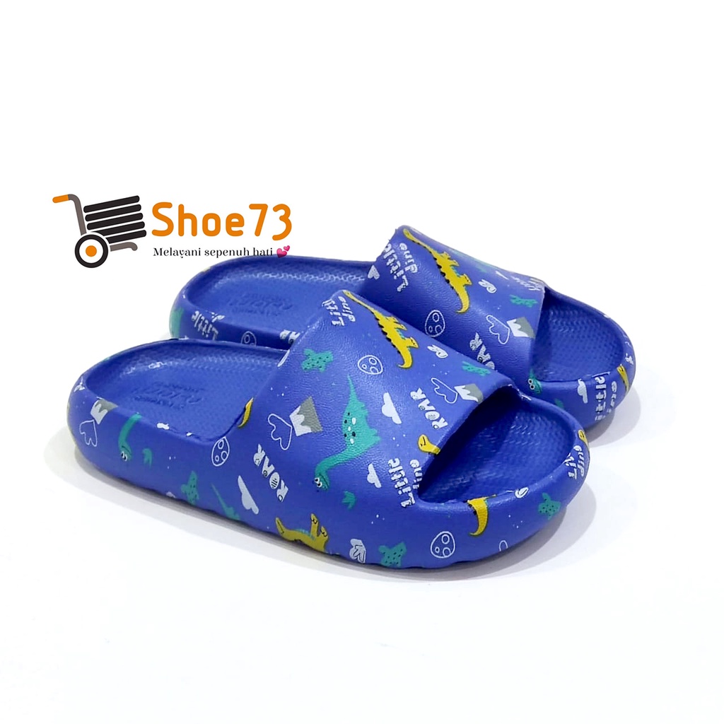 LUOFU E 6224 K-E35 SIZE 24-35 ORIGINAL l Sandal Selop jelly anak Laki l Sendal kokop anak Cowok impor