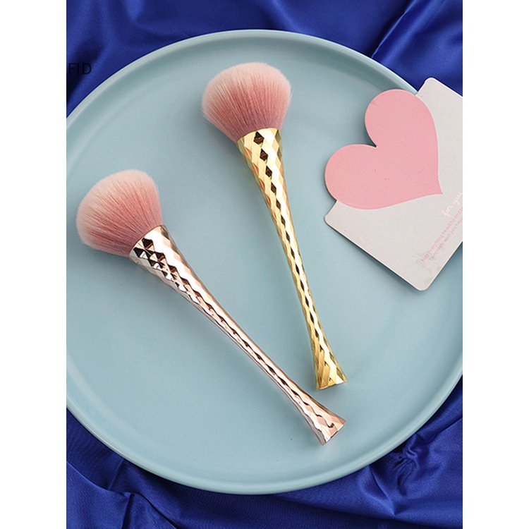 [BFID] 1pc Soft Large Blush Brush Minerals Full Nail Art Kuas Wajah Alat Make Up [ID]