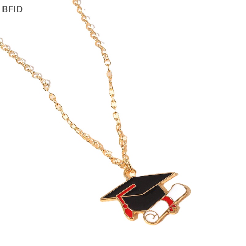 [BFID] 1pc 2023hadiah Perhiasan Kalung Liontin Topi Sarjana Wisuda [ID]