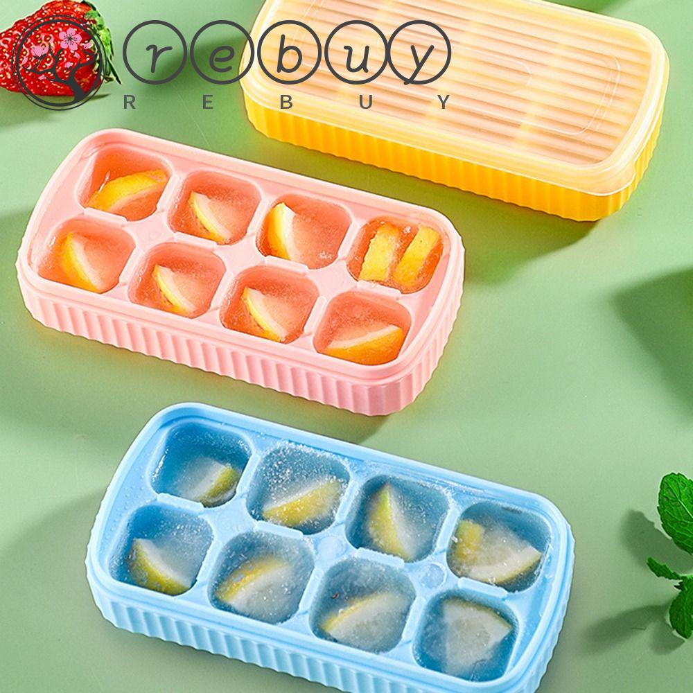 Rebuy Ice Pop Maker DIY Homemade Fleksibel Reusable Silicone Mudah Dilepaskan Nampan Es Batu