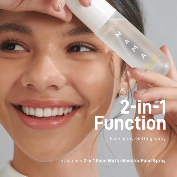 NAMA 2in1 Matte Booster Brightening Face Setting Spray Oil Control