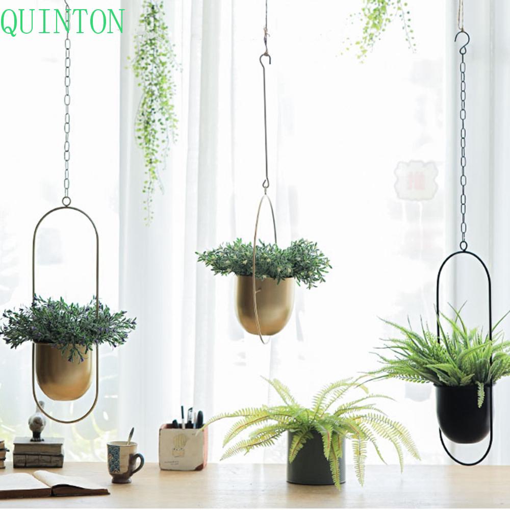 Pot Bunga QUINTON Indoor Outdoor Teras Berayun Dekorasi Rumah Dinding &amp; Plafon Modern Planter