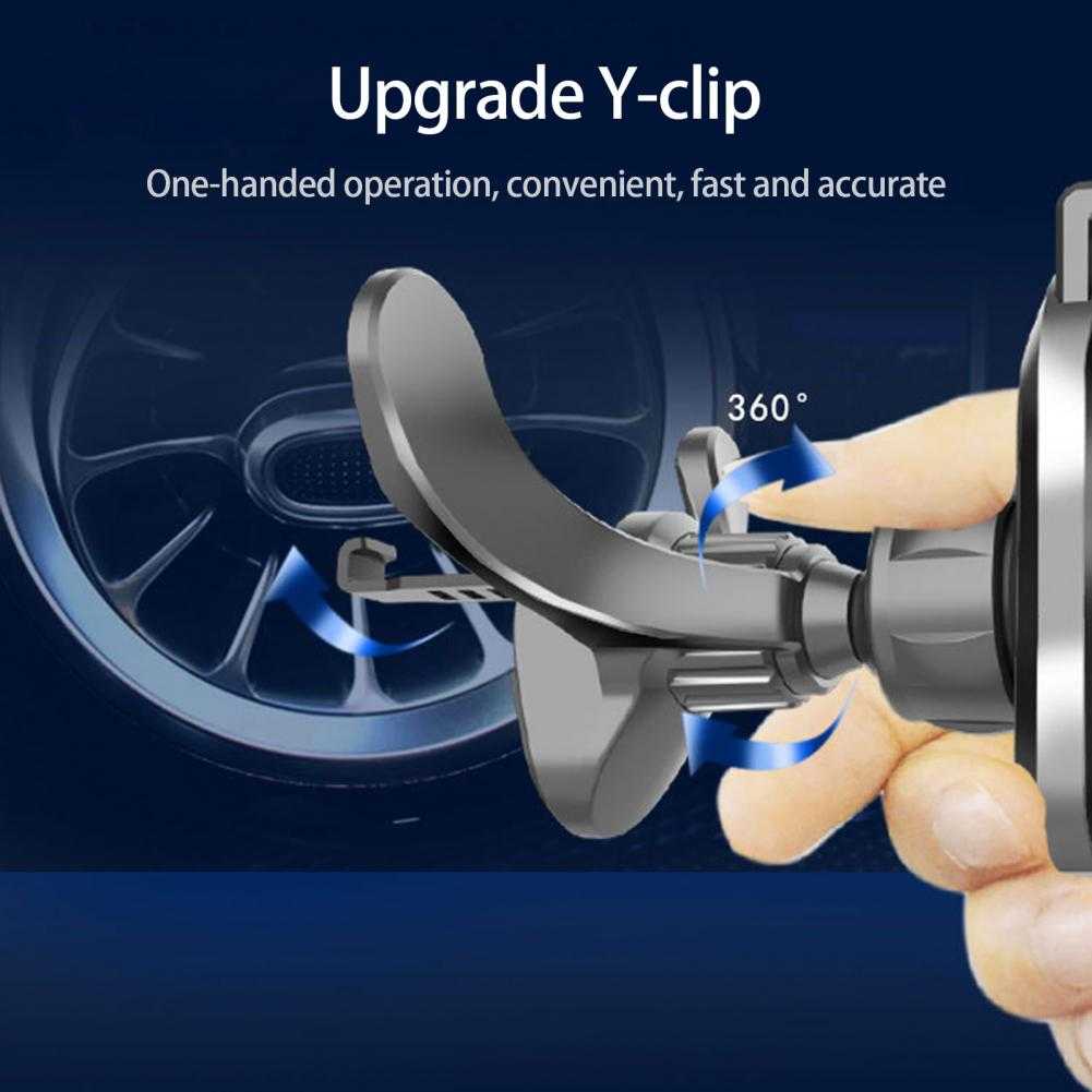 Hook Phone Holder Air Vent Adjustable 360 Anti Shake BURNHILDA