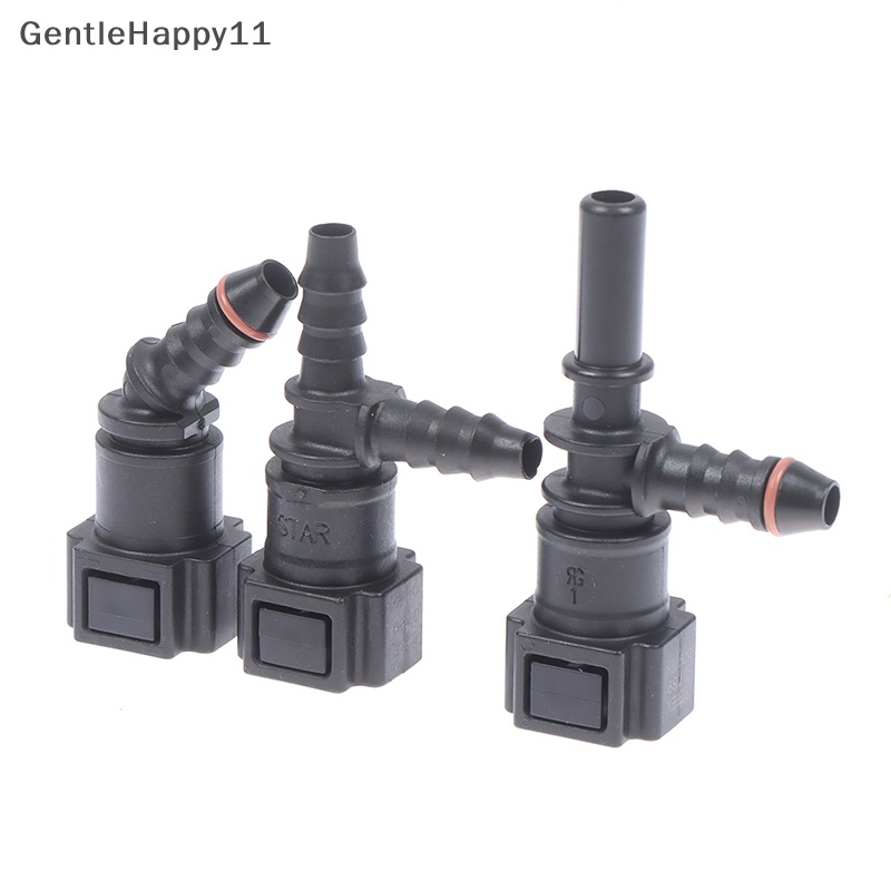 Gentlehappy 7.89 ID6 Auto Car Fuel Line Bundy Tee Selang Coupler Nylon Motor Hose Coupler id