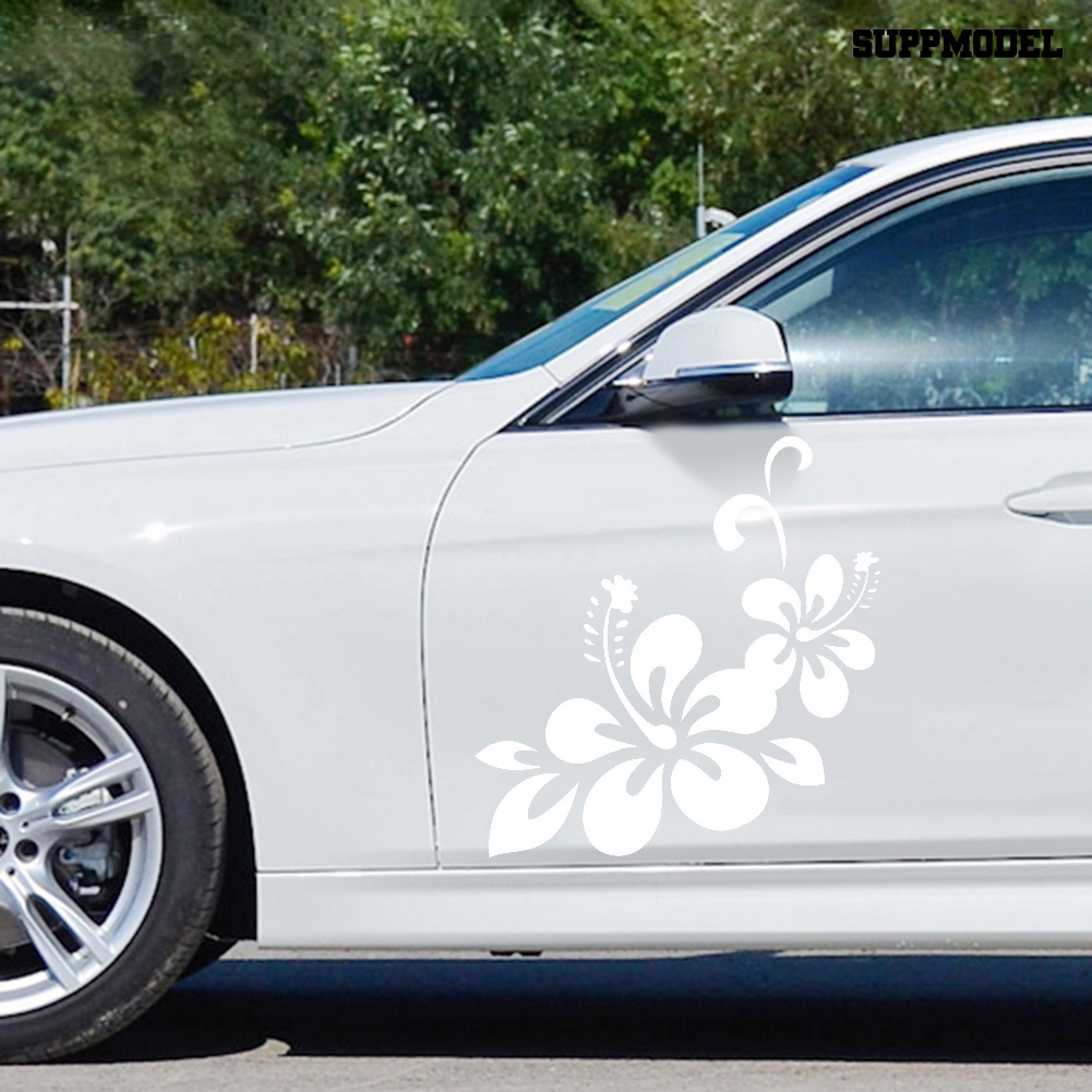 [SM]Flower Floral Auto Decal Sticker Perekat Diri Dekorasi Jendela Body Mobil