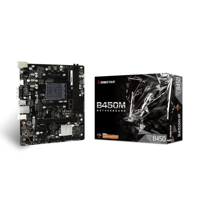 Motherboard BIOSTAR B450MHP SOCKET AM4 AMD Ryzen