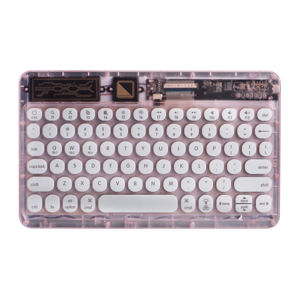 AKN88 - ROCKWARE RW-0303D - Magic Crystal Design Bluetooth Slim Mini Keyboard