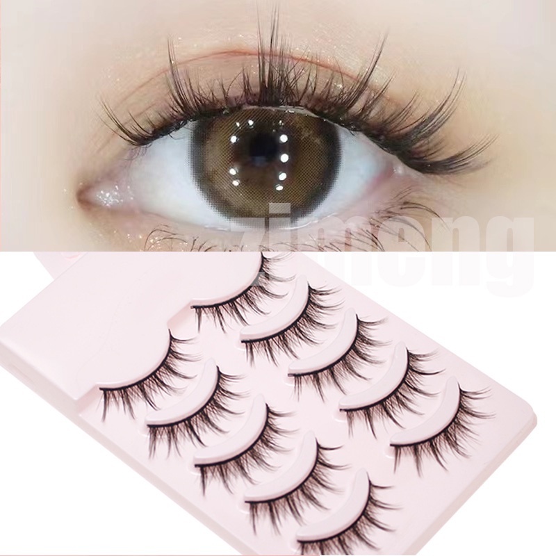 MAGEFY Bulu Mata Palsu 5 Pasang 3D Ekstensi Bulu Mata Fairy Princess Manga Eyelashes 1464