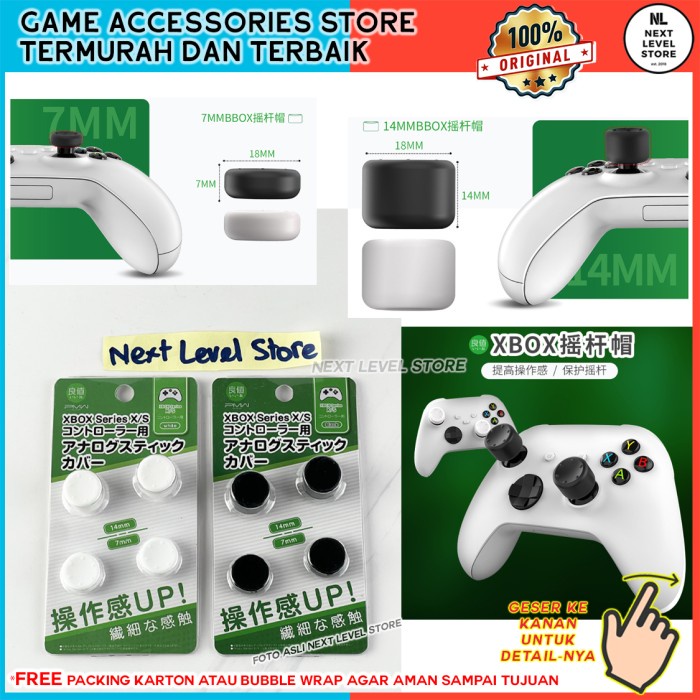 IINE Xbox Analog Caps Controller Series X L438 L437 Thumb Cover Grip