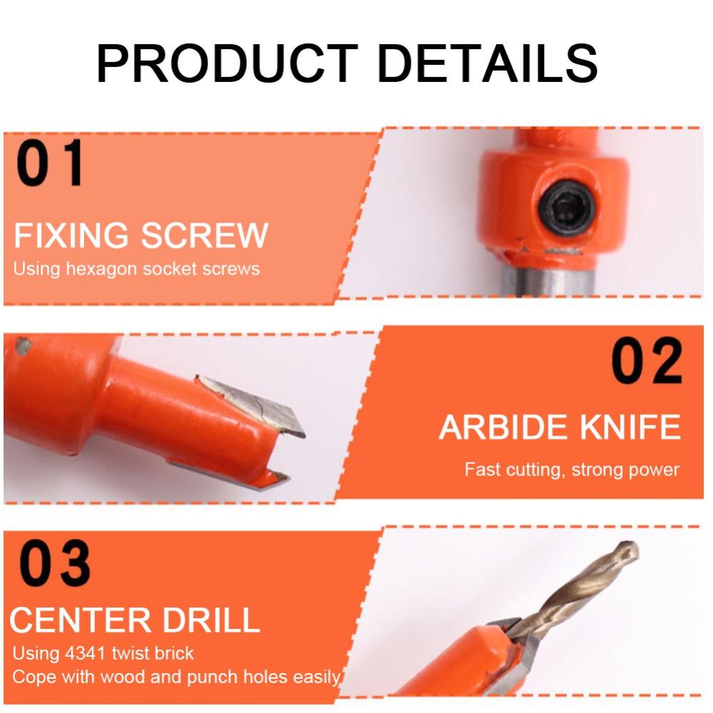 Lanfy Puncher Lubang Paku Bulat Countersink Bor Edge Band Hole Card Opener Punching Tang Untuk Untuk Kertas Lembaran Plastik