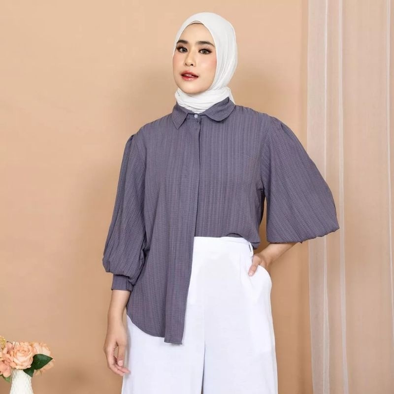 PGMT - Kemeja Balon Atasan Lady Crush Atasan Kemeja Wanita Balon Baby Crush Kekinian