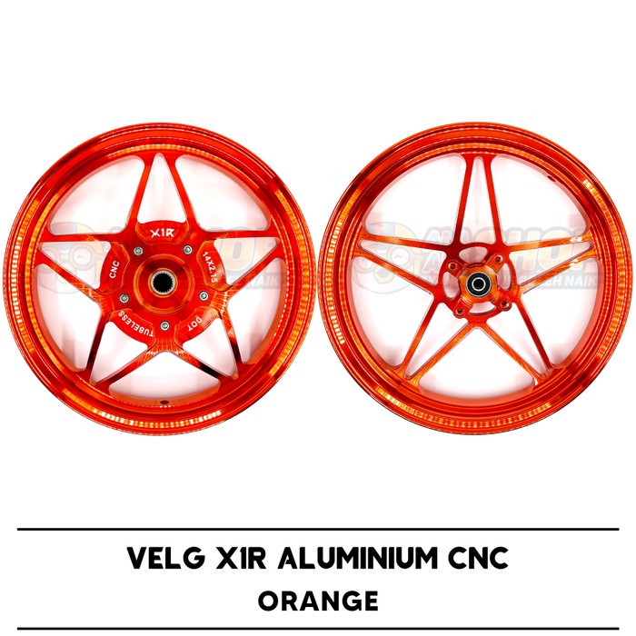 Velg X1R Vario 125 / 150 Aluminium CNC Model Bintang - Hitam