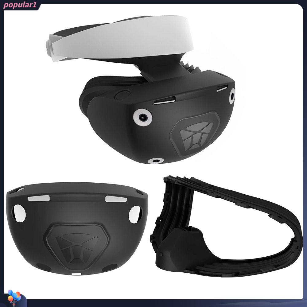 POPULAR Populer VR Pelindung Penutup Aksesoris Silikon Full Cover Penutup Headset Untuk PSVR2