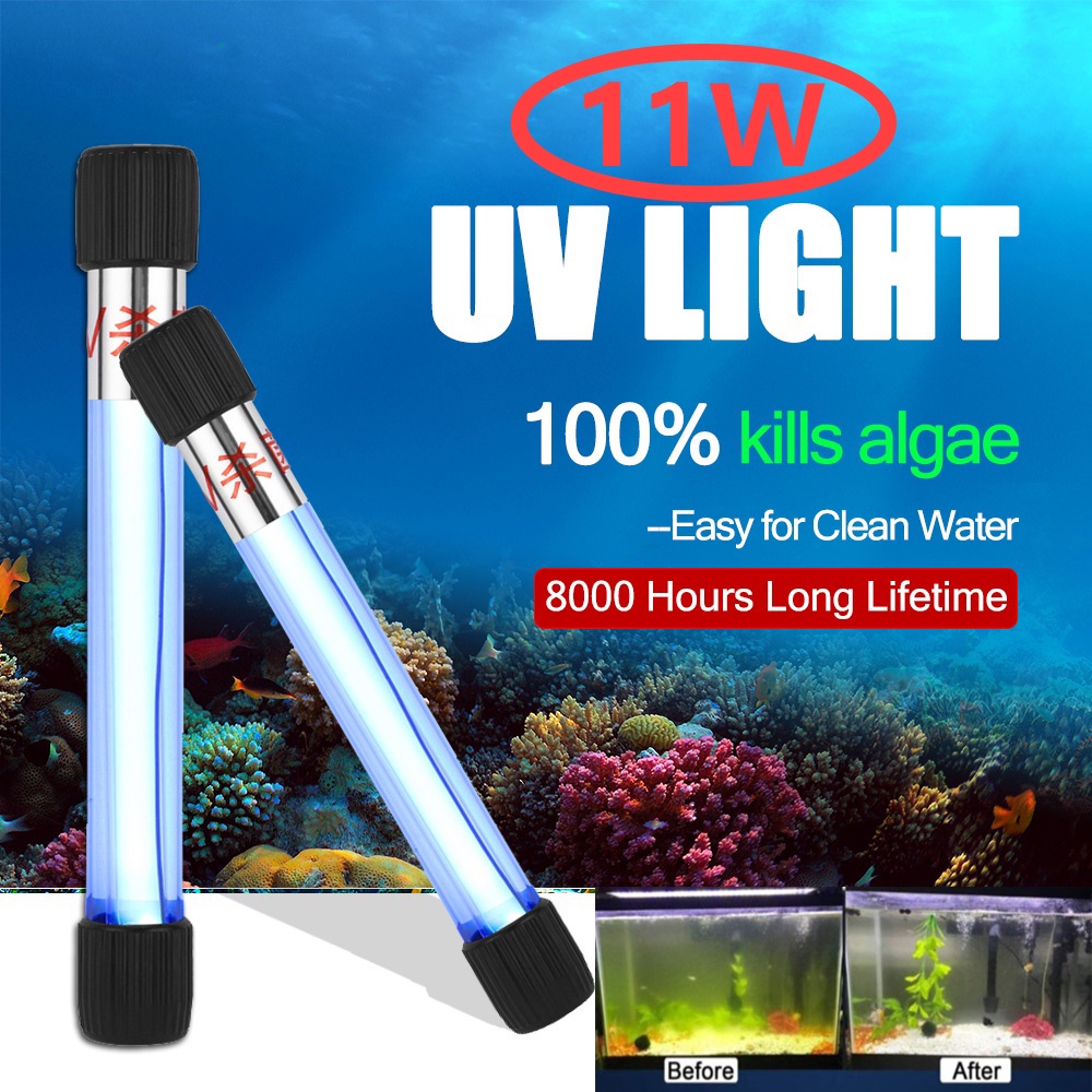 11 watt Lampu UV ultra violet Aquarium Aquascape (NIKITA STAR)