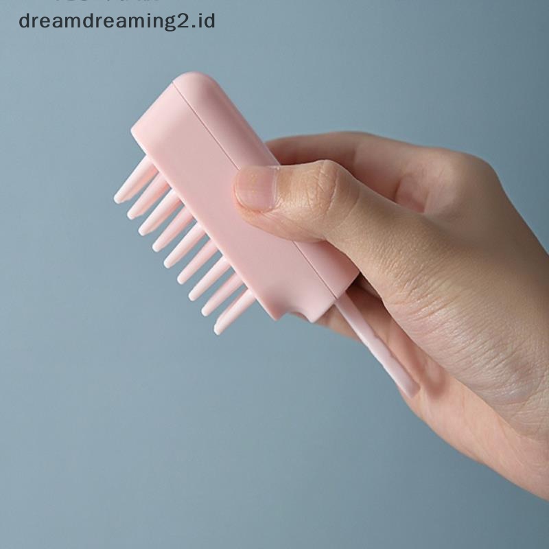 (drea) Silikon Kepala Tubuh Pijat Kepala Keramas Cuci Rambut Sisir Shower Brush //