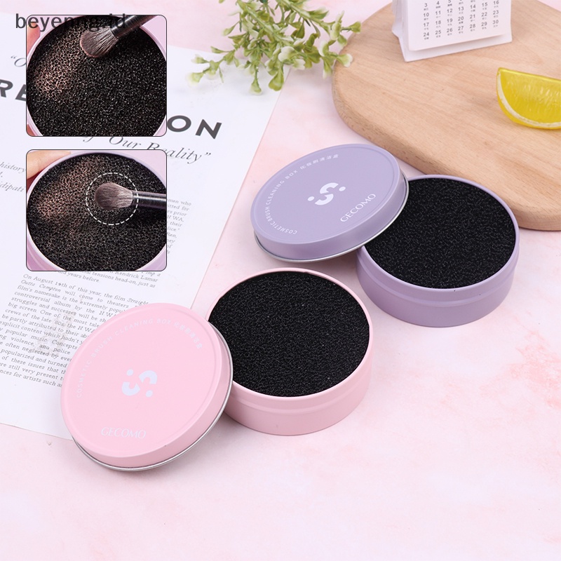 Beyen Makeup Brush Cleaner Sponge Eyeshadow Spons Pembersih Make Up Brushes Cleaner ID