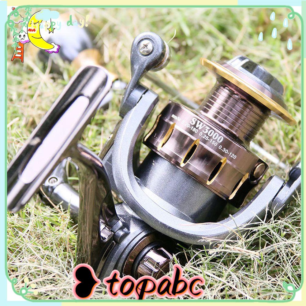 TOP Spinning Wheel Metal Sea Fishing Roda Umpan Tembak Panjang