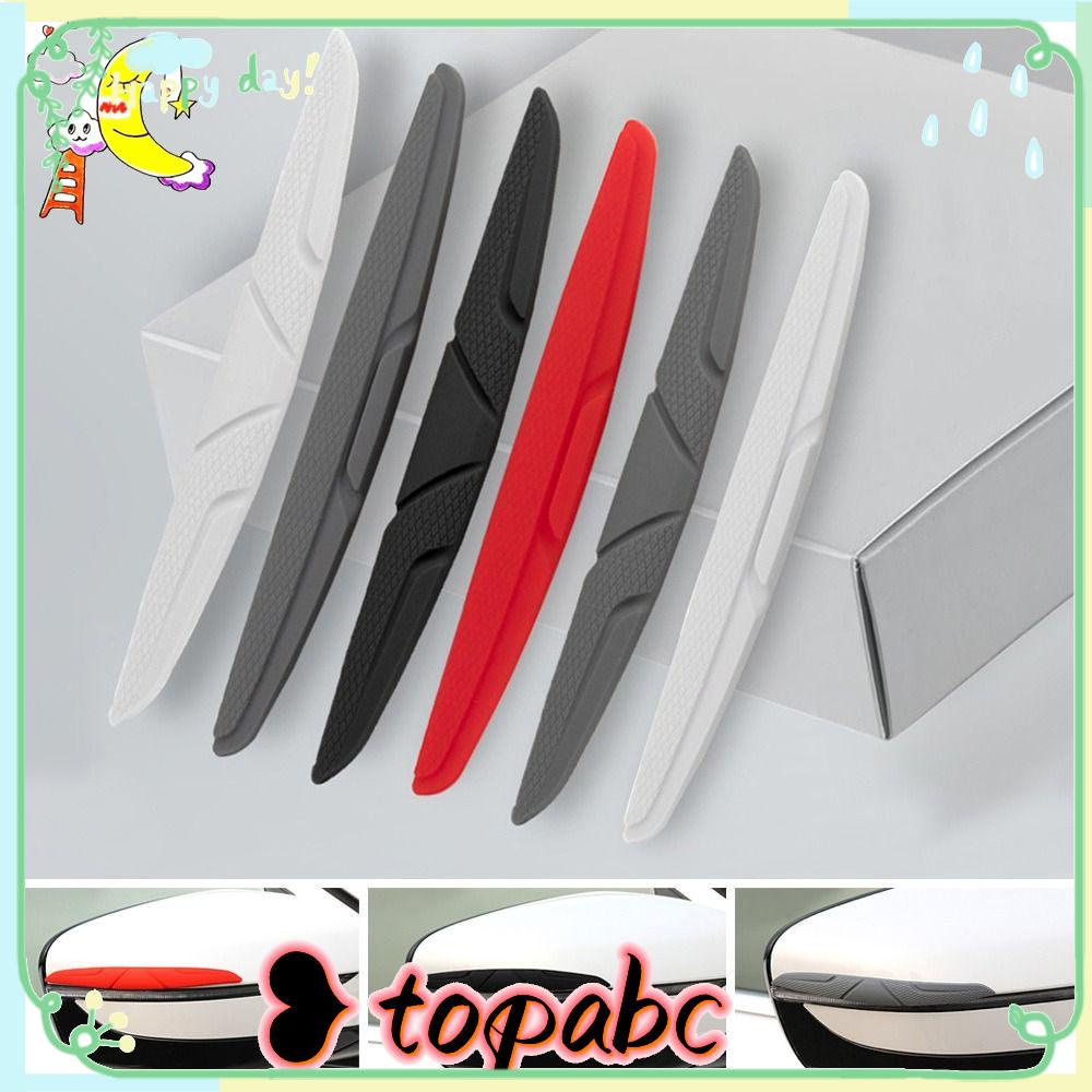 TOP 4pcs Anti-Tabrakan Strip Scratch-proof Self-adhesive Spion Stiker Anti Gores