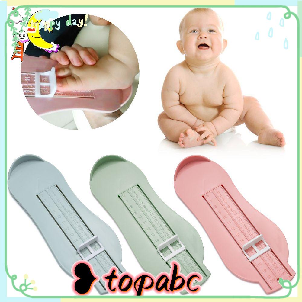 TOP Pengukur Pengukur Kaki Bayi Adjustable Alat Ukur Penggaris Sepatu Bayi Fitting Foot Measure Kid Foot Gauge