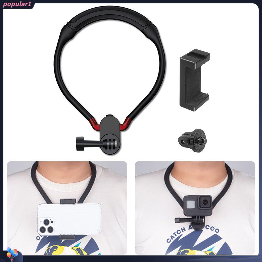 POPULAR Populer Untuk GoPro hero Silikon Neck Mount Sports Camera Kamera Bracket