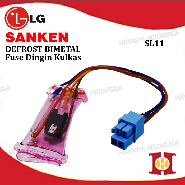 Defrost Bimetal Fuse Dingin Dalam Kulkas 4 Kabel Gabung LG Sankenn
