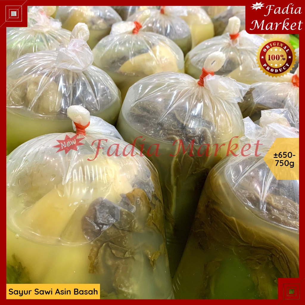 

Sayur Sawi Asin Basah Bungkus 750g (GoSend Only)