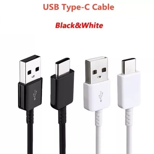 BOP KABEL DATA ORI FAST CHARGING PACKAGING IMPORT SAMSONG MICRO USB &amp; TYPE-C BLACK / WHITE QUALITY PATEN