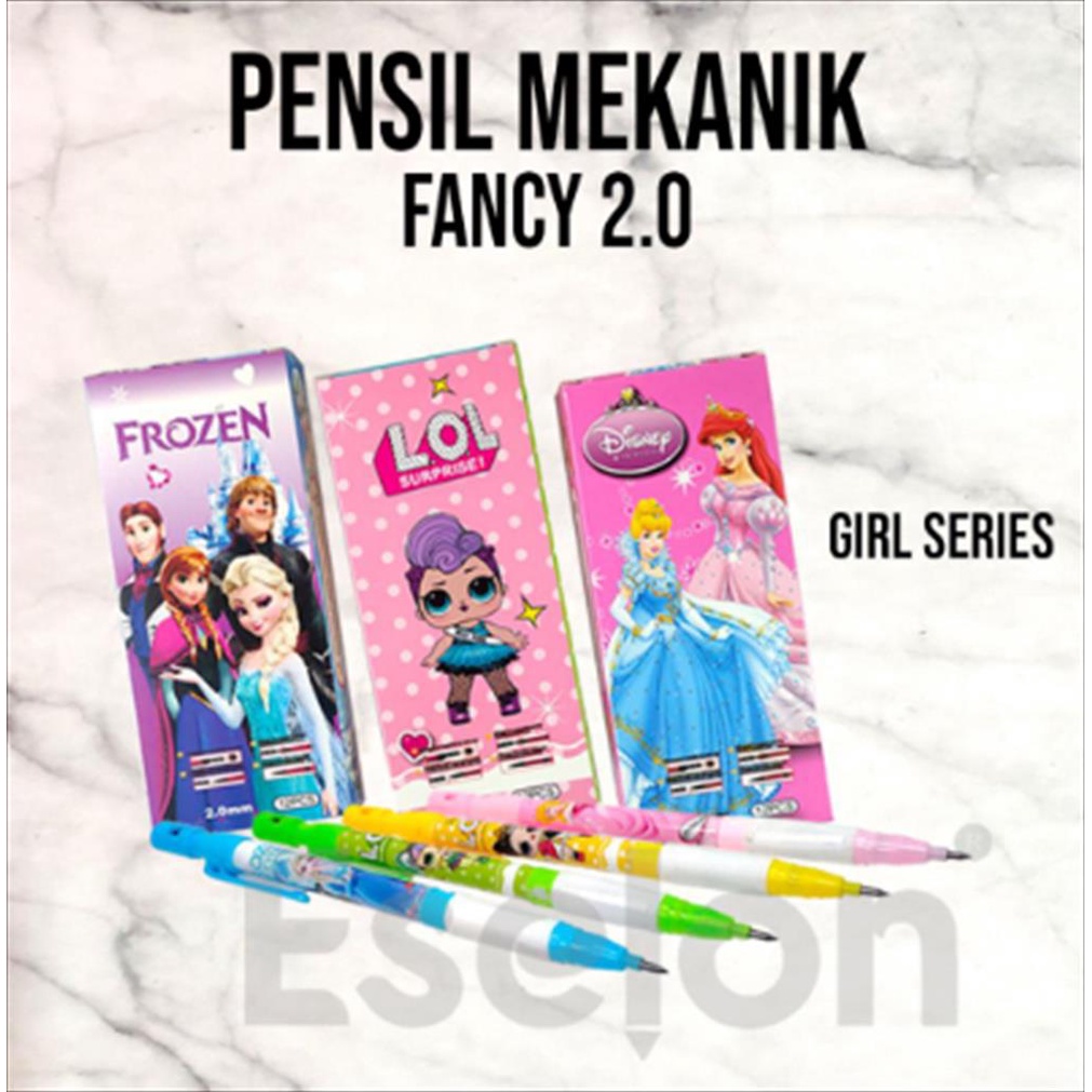 

Pensil Mekanik Fancy 2.0mm / Pensil Isi Karakter Pencil Cetek