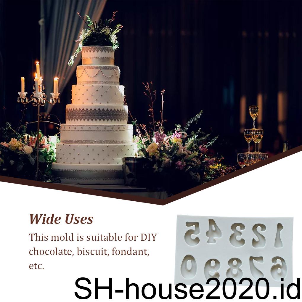 Silikon DIY Cetakan Baking Cetakan Kue Membuat Cetakan Membentuk Prop Fondant Alat Dekorasi Kue Bake Aksesori Dapur Gadget