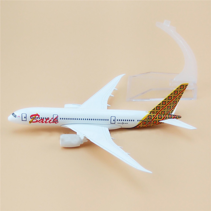 Indonesia Batik Air Boeing 787model Pesawat B787 Diecast Metal Airplane Pesawat Penerbangan Koleksi Hadiah