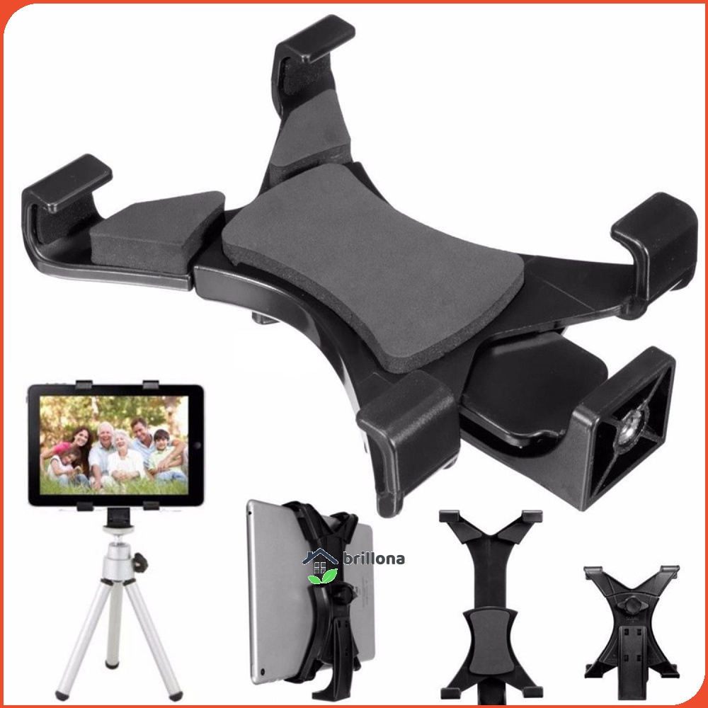 Universal Tablet Holder Mount 1/4 Screw Bracket Tripod - VTM4