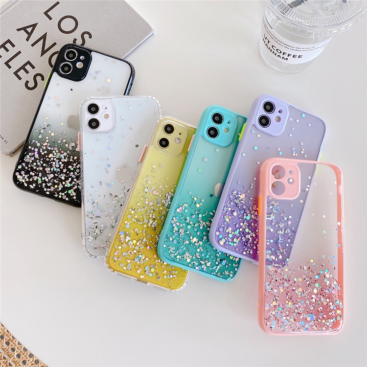 Case candy glitter Hardcase glitter motif manik manik bunga For Oppo A5 2020 / A9 2020 / Reno 5F