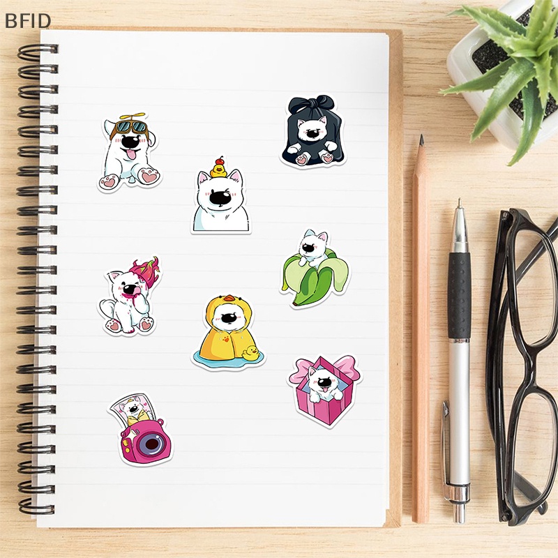 [BFID] 50 /100 Pcs Lucu Corgi Kawaii Hewan Stiker Ponsel Bagasi Skateboard Laptop Gitar Kartun Grafiti Tahan Air Stiker Stiker [ID]