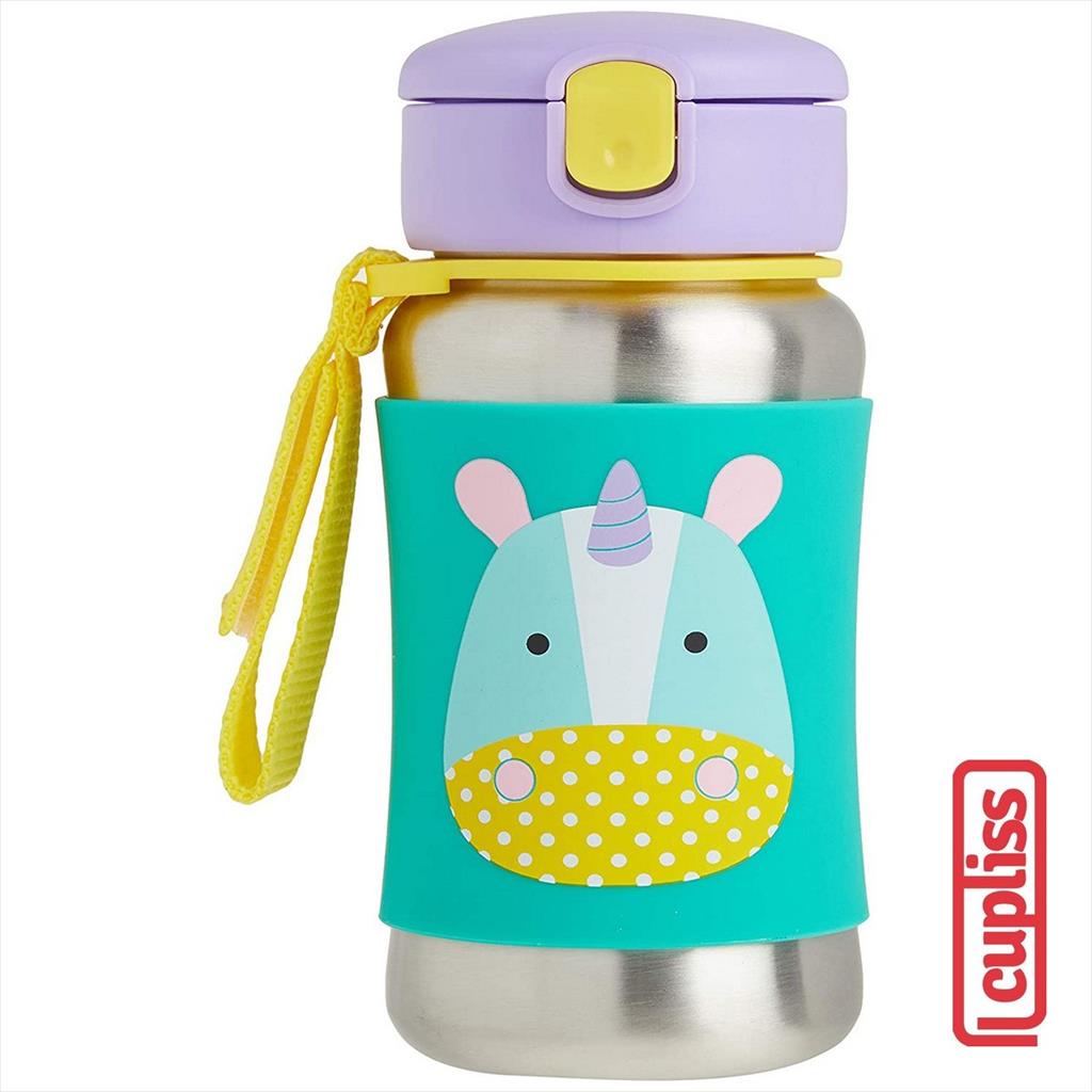 Skip Hop Zoo Stainless Straw Bottle 350 ml 252518 Unicorn