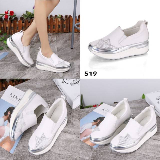 Sepatu Slip ON KOREA LADIES 519 NB 105 SEPATU WANITA SEPATU IMPOR