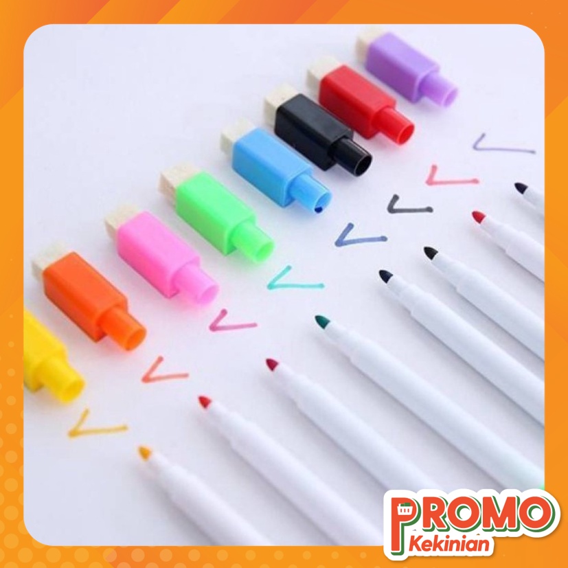 

PROMO KEKINIAN - S5197 Spidol Penghapus / Spidol Anak Warna Warni / Wipe Clean Marker / Whiteboard Marker
