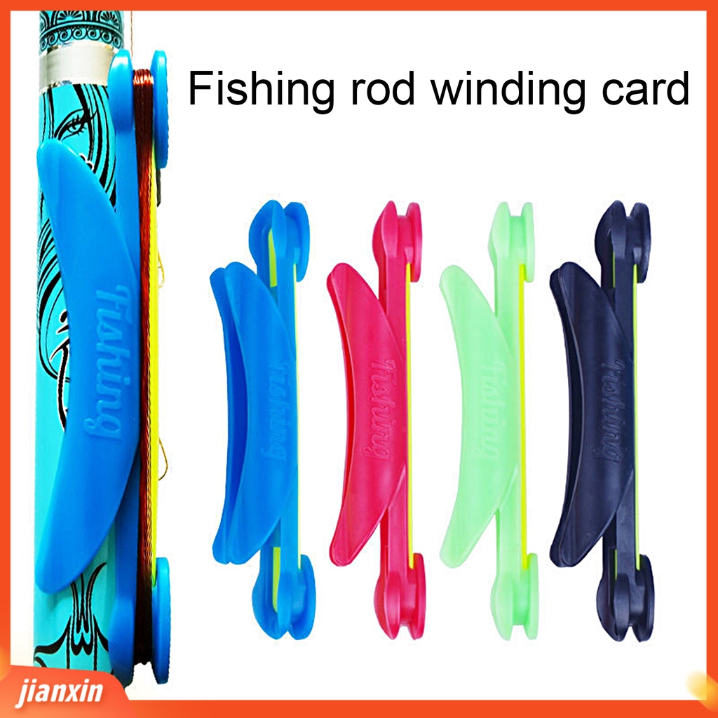 (In Stock) Kartu Lilit Pancing Instalasi Cepat Dapat Digunakan Kembali Tidak Melukai Garis Wire Board Hand Pole Plate Winding Wrapped Line Container Fishing Tackle