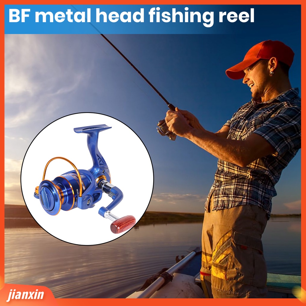 (In Stock) Spinning Reel Tahan Air Kekuatan Tinggi Kuat Dan Kokoh Tidak Melukai Kawat Anti Retak Alat Pancing Dipoles Operasi Sederhana Portable Sea Fishing Wheel Barang Pancing
