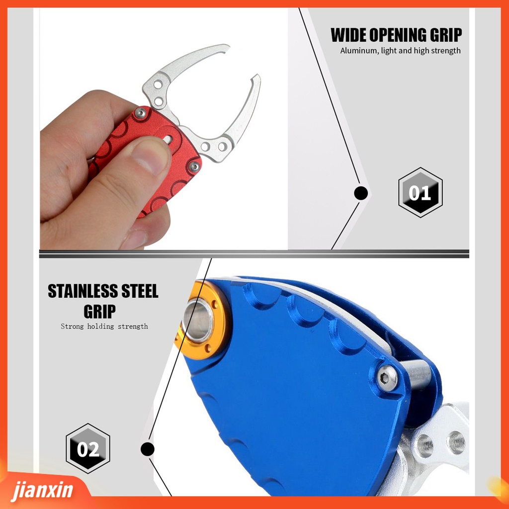 (In Stock) Outdoor Fish Lip Gripper Mini Portable Mancing Grabber Untuk Air Asin