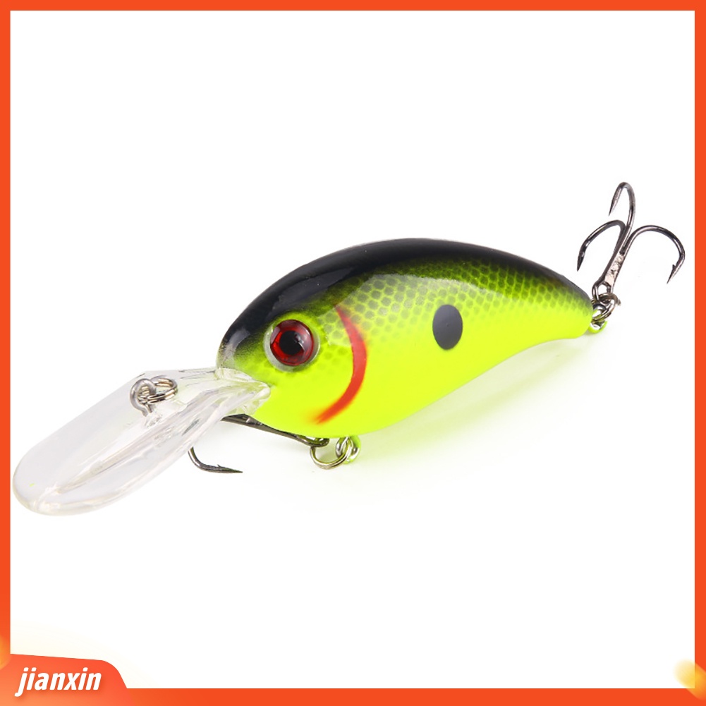 (In Stock) 1Pc Engkol 3D Mata Umpan Pancing Umpan Keras Bass Crankbait Tajam Fish Hook Tackle