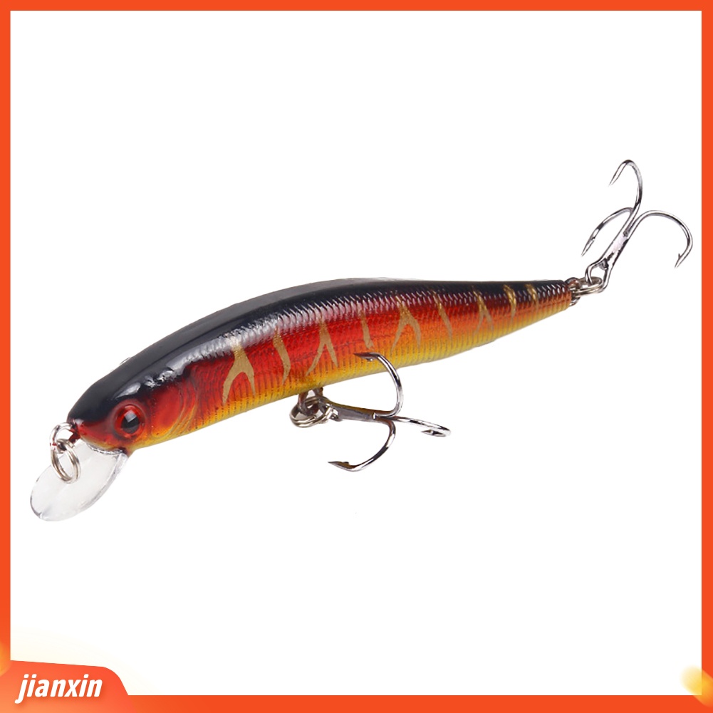 (In Stock) 10cm Ikan Kecil Buatan Lure Air Tawar Laut Memancing Umpan Tackle Dengan Pengait