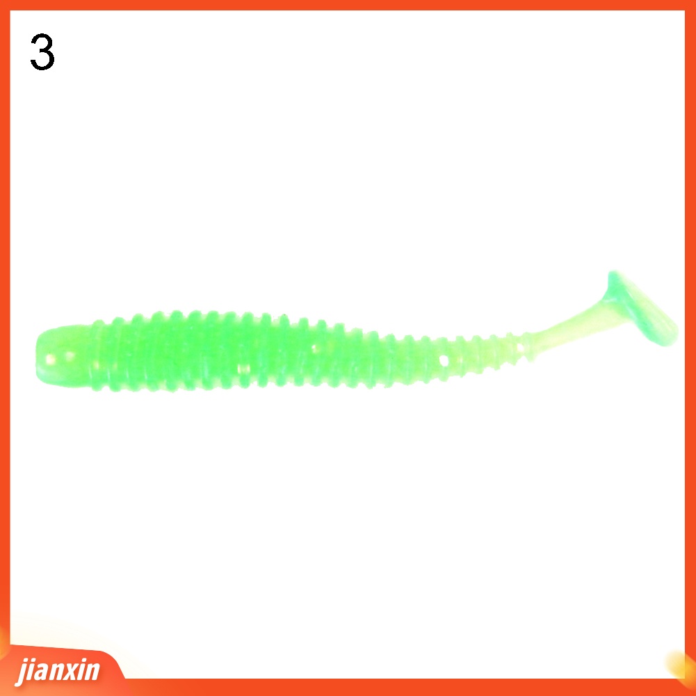 (In Stock) 10Pcs /Set Mini Memancing Buatan Lembut Hidup Umpan Wobbler Cacing Renang Umpan