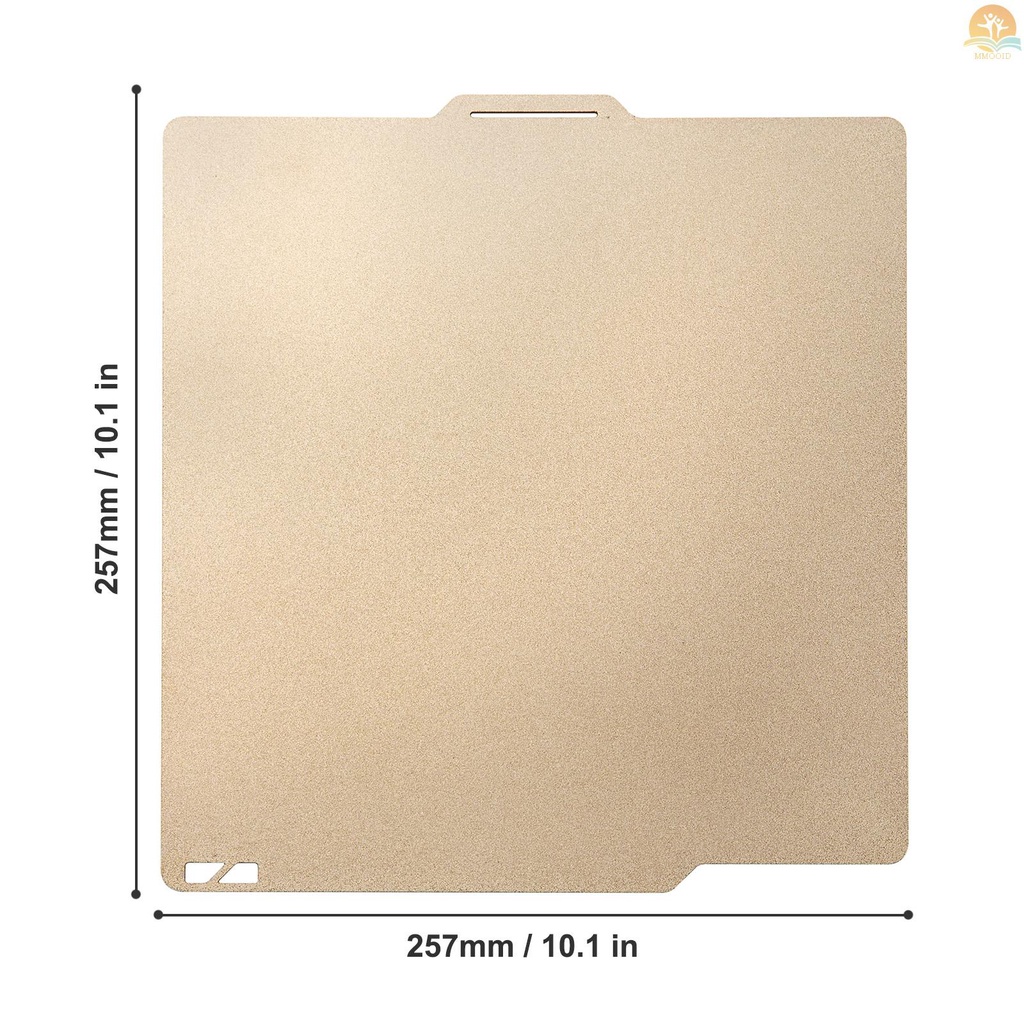 In Stock Plat Baja PEI Spring Dua Sisi PEI 257x257mm Dengan Finishing Bertekstur Kerataan Daya Rekat Ultra-high Conpatible Dengan FDM 3D Printer Bambu Lab X1/P1P Cocok Untuk PLA /ABS/TPU/TE