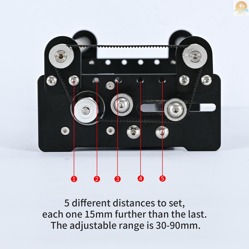 In Stock Rol Putar Grafir Laser Untuk Benda Silinder Dengan360° Sumbu Ukir Putar 5sambungan Penyesuaian Sudut Diameter Ukiran 18-120mm Kompatibel Dengan Ortur Atomstack Sc