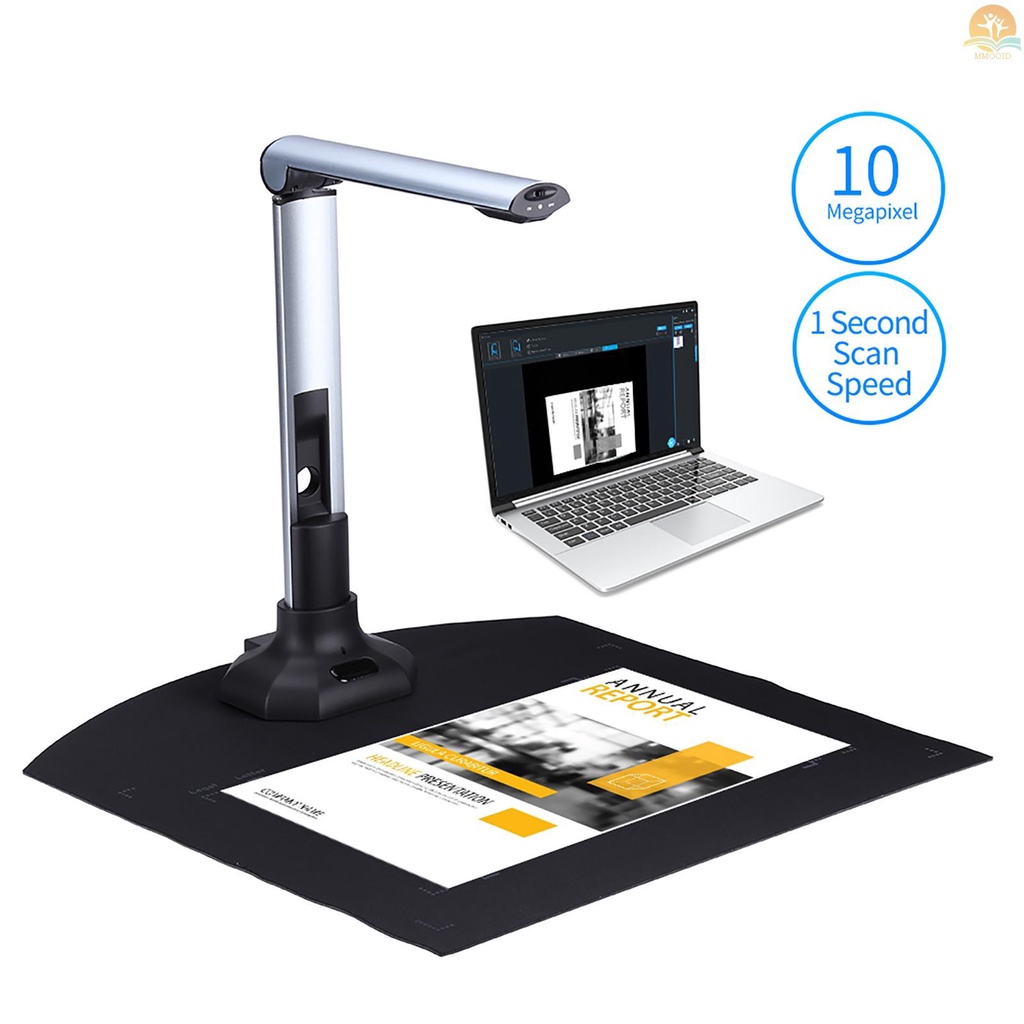 In Stock BK52 Scanner Kamera Buku &amp; Dokumen Portable Capture Size A3 HD 10mega-pixels USB 2.0 High Speed Scanner Dengan Lampu LED Untuk Kartu ID Card Buku Paspor Tanda Air Setting PDF