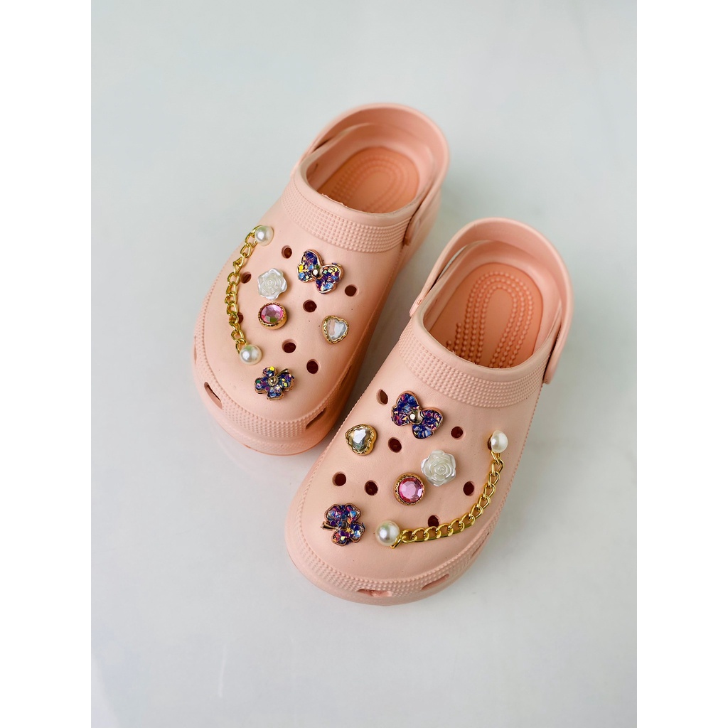 SANDAL WANITA KEKINIAN IMPORT JELLY SI012 KOREAN STYLE SENDAL CROCS PREMIUM