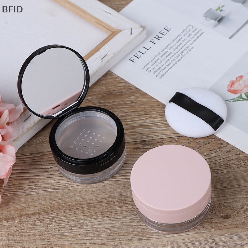 [BFID] 7gaya Ayakan Kosmetik Kosong Longgar Jar Wadah Kotak Puff Mirror Container Case [ID]