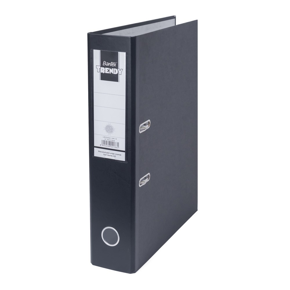 

[Artomas] Bantex Lever Arch File Ordner Trendy Folio 7cm Black 1446 10