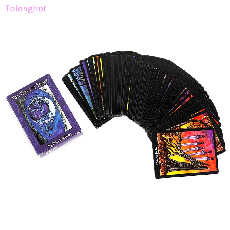 Tolonghot&gt; Keladi Pohon Ramalan Deck Pesta Keluarga Board Game Kartu Pemula Fortune Telling Game well