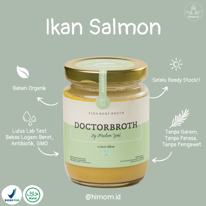 

✨Ready Stok✨ - Doctor Broth - Fish Bone Broth - Ikan Salmon- 1.2.23
